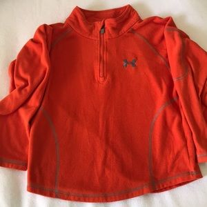 Boys orange fleece pullover
